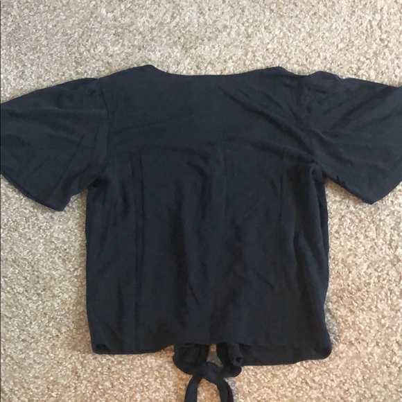 Blue Rain XXS Black top with buttons. NWT - Picture 5 of 5